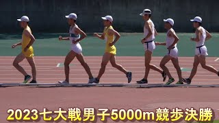 2023七大戦　男子5000m競歩決勝