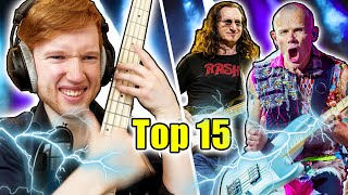 TOP 15 BEST ROCK BASS LINES AND SOLOS OF ALL TIME