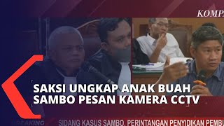 Saksi Obstruction of Justice Ungkap, Anak Buah Ferdy Sambo Pesan Kamera CCTV