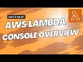 AWS Lambda Console Overview