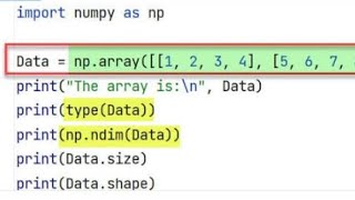 Python Programming31-Attributes and function of numpy array in python