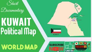 Kuwait Political and Administrative Map / Governorates of Kuwait / Series of World Map