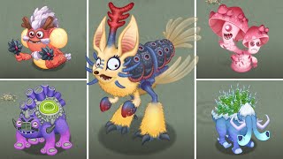 Faerie Island - All Monsters with Epic Krillby, Rare Cantorell (EGGS \u0026 Animations)