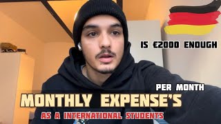 This is The ACTUAL cost of Living in Germany || How much is monthly expenses ||