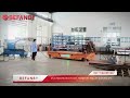 heavy duty automatic transport trolley 4t trackless transfer cart factory