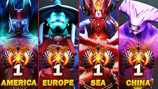 TOP 1 Rank of all regions - Best Dota 2 Players