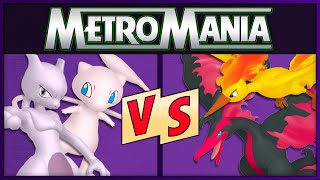 MEWTWO \u0026 MEW vs MOLTRES \u0026 GALARIAN MOLTRES ♦ MetroMania Season 10 Quarter Final 2 (Metronome Battle)