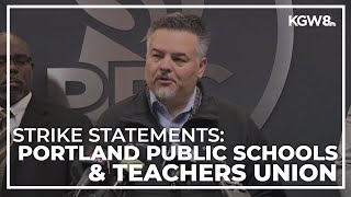 Portland teachers strike: PPS addresses community as teachers union holds strike rally