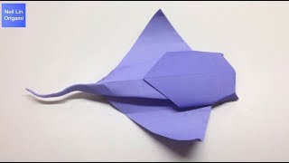 Origami Manta Ray Tutorial - How to make a paper Manta Ray