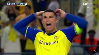Ronaldo first Free kick Goal For |Al nassr Vs Abha |