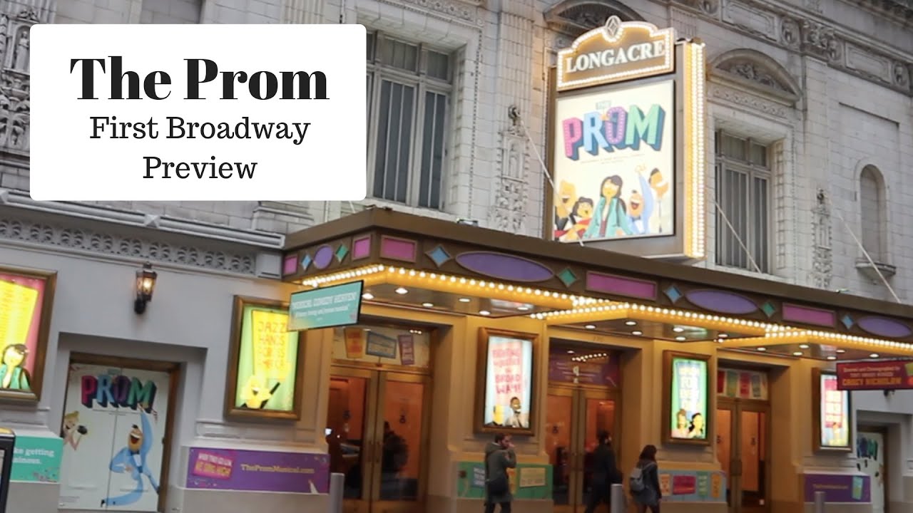 The Prom On Broadway | First Preview - YouTube