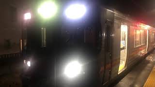 夜の御殿場線/上り電車御殿場行/南御殿場駅