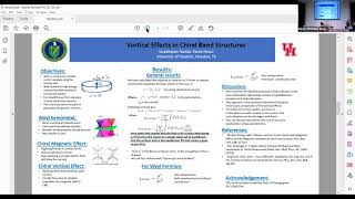 Poster Session I - RCQM Workshop on Topological Materials and Electron Correlations