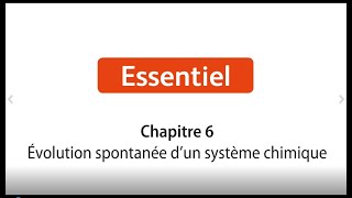 Physique-Chimie Tle - Schéma bilan : évolution spontanée d'un système chimique