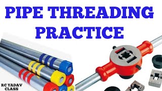 How to use pipe die stock, Pipe threading practice, How to cut thread pipe, Die bit, Plumbing shop