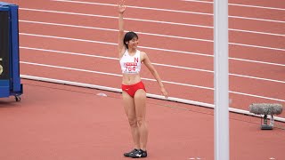 【諸隈 あやね】 2022インカレ覇者‼ 女子走高跳 日本陸上選手権