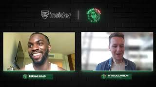 First Keenan Evans interview as Zalgiris Kaunas player (IŠTRAUKA)