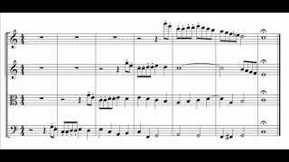 Counterpoint exercise for 4 voices