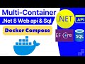 Creating Multiple Containers for .NET Core web api & SQL Server