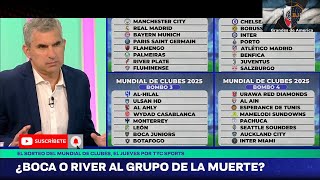 Bombazo Mundial, River en el Bombo de los Mejores del Mundial de Clubes y Boca Relegado al Bombo 3