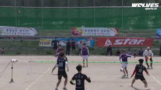 제2회 대한민국족구협회장기 족구대회 최강부10강전 여주시민족구단vs현대파워텍.