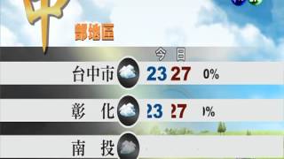 2013.11.1６華視午間氣象連昭慈主播