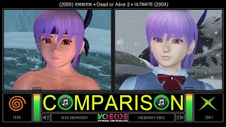 Dreamcast vs Xbox (Dead or Alive 2) Graphics Comparison - Dual Longplay