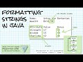 How to format Strings in Java; Intro to Java (full course) Lesson 2 Video 5