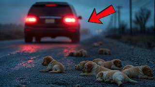 Man Rescues Puppies Abandoned on the Highway. But Then Discovers It's NOT a Dog