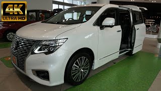 新型日産エルグランド 250 ハイウェイスター Sセカンドスライドアップシート 2021年モデル - 2021 New NISSAN ELGRAND 250 Highway STAR S White