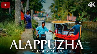 ആലപ്പുഴ കായൽ - ALAPPUZHA VILLAGE BOAT RIDE \u0026 SUNSET  -CINEMATIC TRAVEL VLOG /SONY A7IV/DJI AIR2S