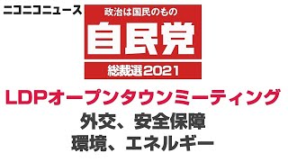 【自民党総裁選2021】LDPオープンタウンミーティング「外交、安全保障、環境、エネルギー」｜国民の声に応える政策討論会