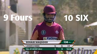 Sohaib maqsood 10 six in a match #Shorts