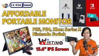 CHEAP PORTABLE MONITOR for PS5 PS4 Nintendo Switch | Wistino 15.6 IPS