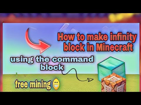 How To Make Infinity Block In Minecraft || Command Block Tutorial ...