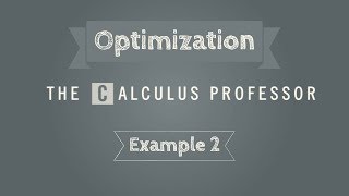 Optimization Problems, Example 2
