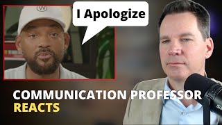 Communication Professor Reacts to Will Smith's Apology Video