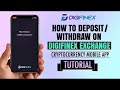 How to DEPOSIT or WITHDRAW on DigiFinex Exchange | Crypto App Tutorial