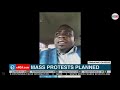 Mass protests planned in Zimbabwe