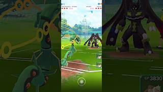 Mega Rayquaza V/S Zygarde PVP Dragon Legendary Battle in #pokemongo