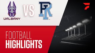 Highlights: UAlbany vs Rhode Island Football | 2024 CAA