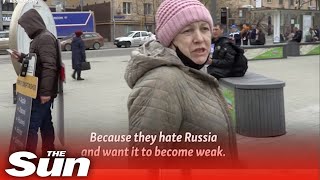 Moscow residents react to the West sending weapons to Ukraine