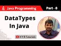 P8 - DataTypes in Java | Core Java |