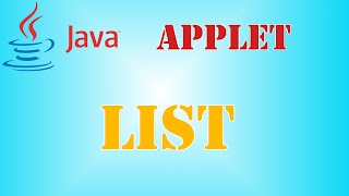 Java Applet - How to Create a List