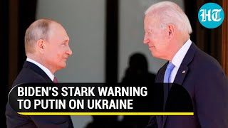 Biden red flags Vladimir Putin 'moving in' on Ukraine; Warns of war but sows doubt on NATO support