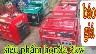 máy phát điện nhật bãi honda 3kw siêu mới