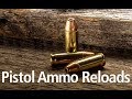 Pistol Reloads vs. Factory Ammo