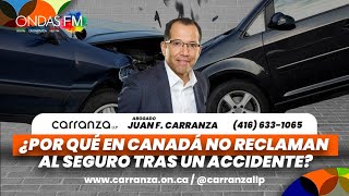 ¿POR QUÉ EN CANADÁ NO RECLAMAN AL SEGURO TRAS UN ACCIDENTE?