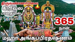 திருவண்ணாமலை கிரிவலப் பாதையில் இன்று 365 -ம் நாள் ...