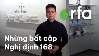 Những bất cập của Nghị định 168